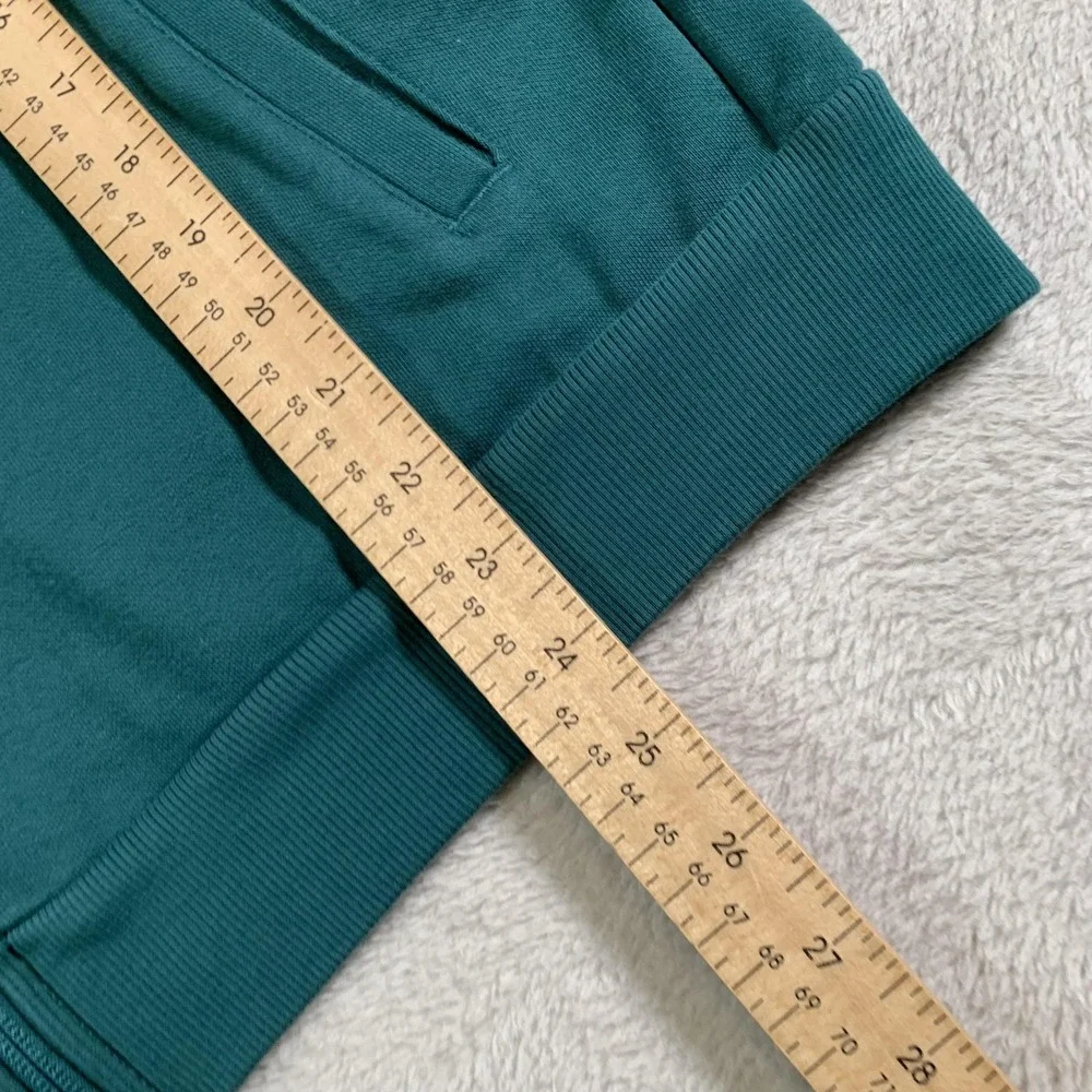 Puma Track Jacket Womens Small Teal Floral Full‎ Zip Sweatshirt Cotton Blend - Picture 9 of 15